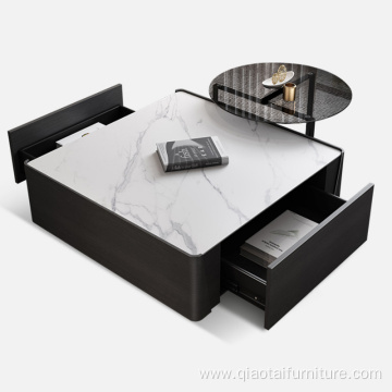 Modern Minimalist Multi-Functional Storage Coffee Table